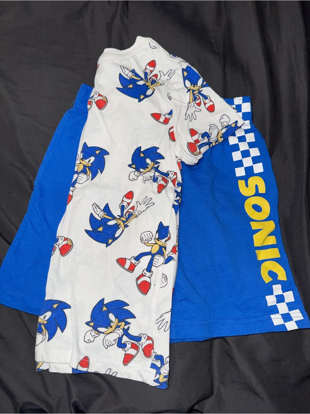 Sonic Kids Matching Set - Blue/White